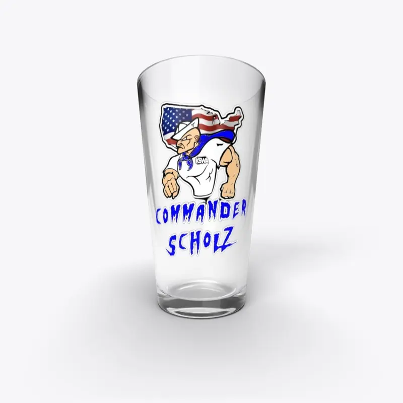 Commander Scholz Drinking Glass