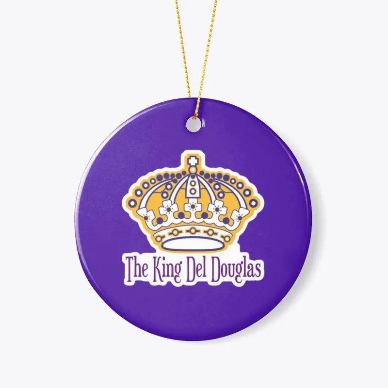 King Del Douglas Christmas Ornament