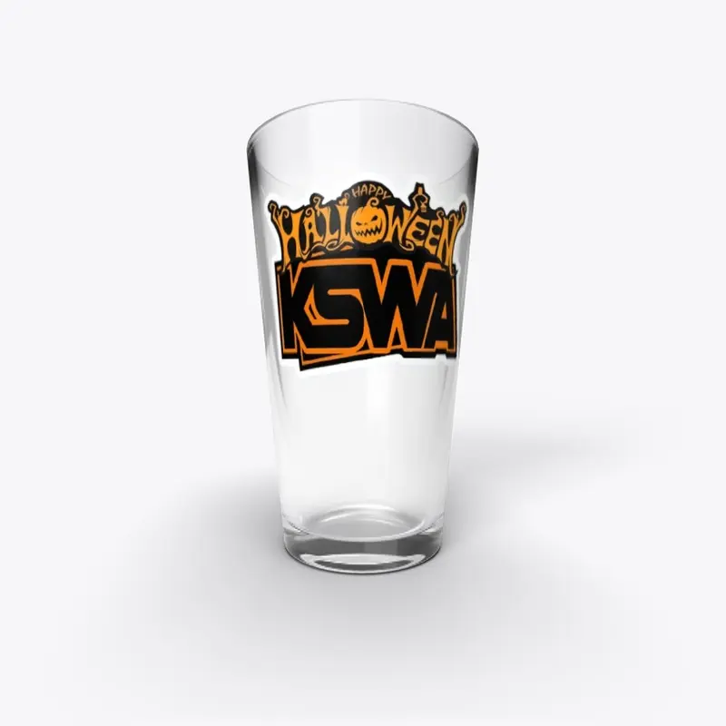 KSWA Halloween Drinking Glass