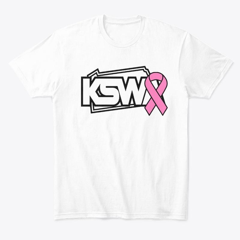 KSWA Breast Cancer Ribbon Shirt (2 side)