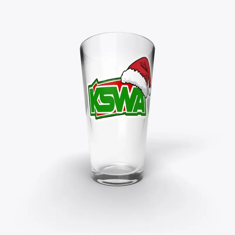 KSWA Christmas Drinking Glass