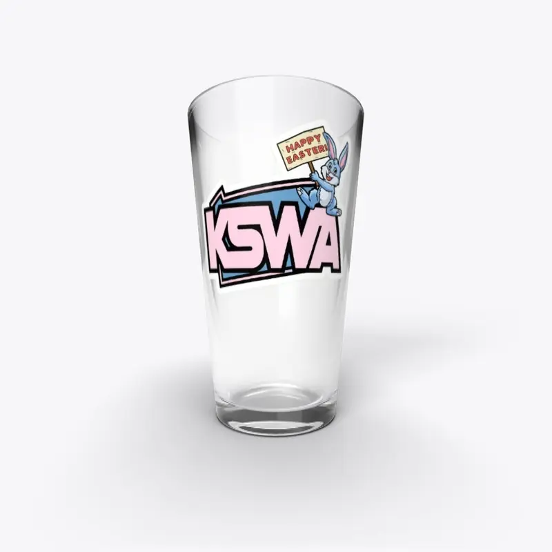 KSWA Easter Drinking Glass